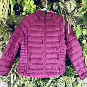 Eddie Bauer Down Jacket, Plum, M